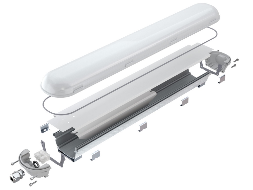 картинка Корпус светодиодного промышленного светильника PRIME-ECO-S от магазина LEDSTOCK